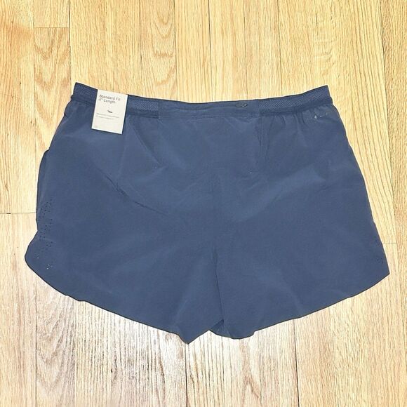 Nike AeroSwift 4" Brief-Lined Men's Size L 4" Obsidian Crimson Running Shorts - Picture 3 of 7